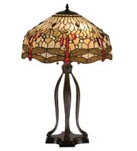  17500 - 30.5"H Tiffany Hanginghead Dragonfly Table Lamp