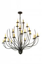  176032 - 54"W Sycamore 22 LT Chandelier