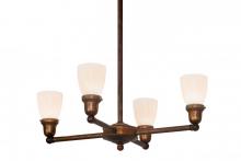  176619 - 26" Wide Revival Goblet 4 Light Chandelier