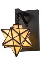  180438 - 8" Wide Moravian Star Wall Sconce