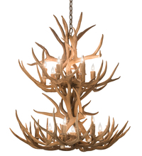 Meyda Green 200460 - 34" Wide Antlers Mule Deer 12 LT Chandelier