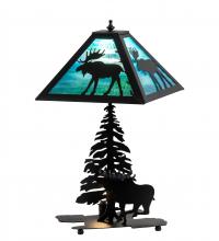  228133 - 21" High Lone Moose Table Lamp