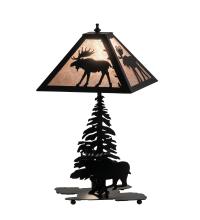  228787 - 21" High Lone Moose Table Lamp
