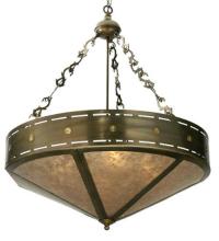  23633 - 30"W Craftsman Target Inverted Pendant