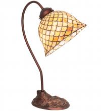  247821 - 8" Wide Tiffany Fishscale Desk Lamp