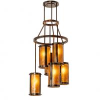  250768 - 24" Wide Cartier 6 Light Chandelier