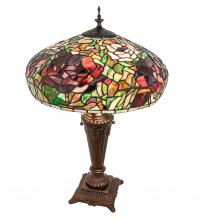  253024 - 26" High Tiffany Peony Table Lamp