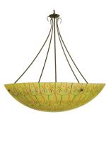  254757 - 46" Wide Hand Painted Estratto Inverted Pendant
