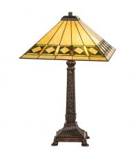  255015 - 27" High Diamond Band Mission Table Lamp