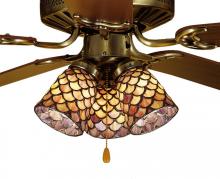  27469 - 4" Wide Tiffany Fishscale Fan Light Shade