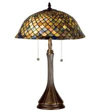  28369 - 23"H Tiffany Fishscale Table Lamp