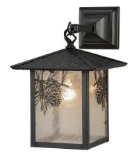  41177 - 9"W Seneca Winter Pine Hanging Wall Sconce