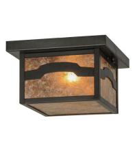  45950 - 10"Sq Hyde Park Mountain View Flushmount