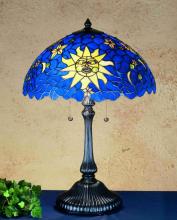  47980 - 16" SUN; MOON & STARS IN THE SKY SHADE-23" RIBBED BASE 2LT PC.604