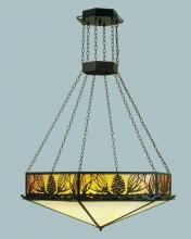  51006 - 51"W Mountain Pine Inverted Pendant