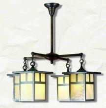  51763 - 32"W Hyde Park T Mission 4 LT Chandelier