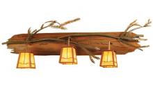  52385 - 38" Wide Pine Branch Valley View 3 LT Vanity Light