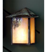  73551 - 6.5" Wide Seneca Winter Pine Wall Sconce