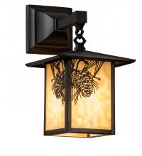  96567 - 7" Wide Seneca Pine Cone Hanging Wall Sconce