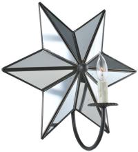  99585 - 15"W Mirrored Star Wall Sconce