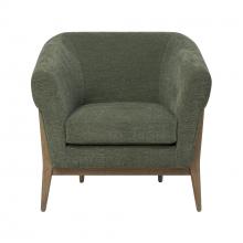  515CH32B - Melrose Accent Chair - Harvest Oak/Green