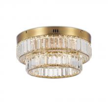  AC6725BB - Stella Double Tier LED Flushmount Brushed Brass