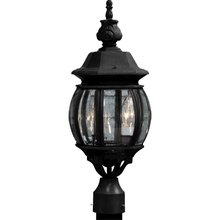  AC8363BK - Classico 3-Light Post Lighting Lantern