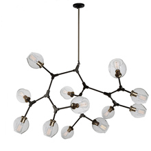  JA14022VB - Organic 12-Light Chandelier