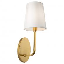  SC13337BG - Rhythm 1 Light Sconce Brushed Gold