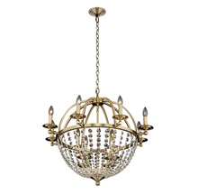  037771-038-FR001 - Pendolo 8 Arm Orb Chandelier (4+8 Light)