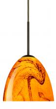  1BC-7572HB-MED-BR - Besa Sasha Pendant Bronze Habanero 1x50W B10 Med