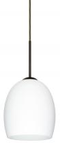  1JC-169707-LED-BR - Besa Lucia LED Pendant Opal Matte Bronze 1x9W LED