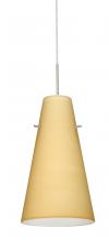  1JC-4124VM-LED-SN - Besa Cierro LED Pendant Vanilla Matte Satin Nickel 1x9W LED