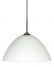  1JC-420107-BR - Besa Tessa Pendant Bronze White 1x75W Medium Base