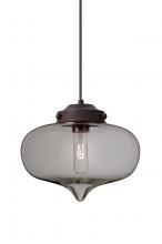  1JC-MIRASM-BR - Besa Mira Pendant Bronze Smoke 1x60W T10