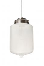  1JC-OLINFR-SN - Besa Olin Pendant Satin Nickel Frost 1x60W Medium Base T10