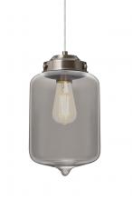  1JC-OLINSM-EDIL-SN - Besa Olin Pendant Satin Nickel Smoke 1x4W LED Filament