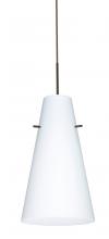  1JT-412407-LED-BR - Besa Cierro LED Pendant Opal Matte Bronze 1x9W LED