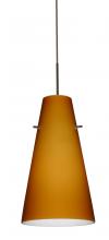  1JT-412480-LED-BR - Besa Cierro LED Pendant Amber Matte Bronze 1x9W LED