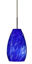  1JT-412686-LED-BR - Besa Pera 9 LED Pendant Blue Cloud Bronze 1x9W LED