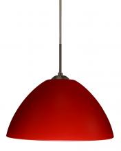  1JT-420131-BR - Besa Tessa Pendant Bronze Red Matte 1x75W Medium Base