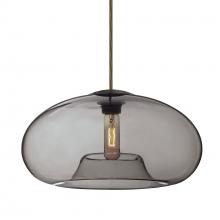 Besa Lighting 1JT-BANA15SM-BR - Besa Pendant Bana 15 Bronze Smoke 1x60W Medium Base