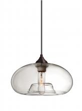  1JT-BANACL-BR - Besa Pendant Bana Bronze Clear 1x60W Medium Base