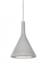  1JT-GALANA-LED-SN - Besa Gala Pendant, Natural, Satin Nickel Finish, 1x9W LED