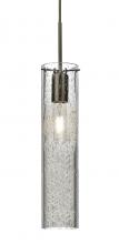  1JT-JUNI16CL-BR - Besa, Juni 16 Cord Pendant, Clear Bubble, Bronze, 1x60W Medium Base