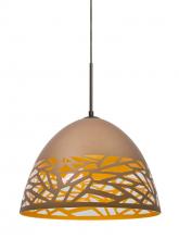  1JT-KIEVCP-BR - Besa Kiev Pendant, Copper, Bronze Finish, 1x60W Medium Base