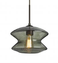  1JT-ZENMS-EDIL-BR - Besa, Zen Cord Pendant, Moss Bubble, Bronze Finish, 1x8W LED Filament