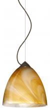  1KX-4470HN-LED-BR - Besa Vila Cable Pendant Bronze Honey 1x9W LED