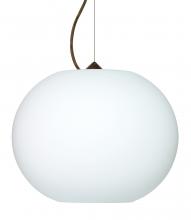 Besa Lighting 1KX-477507-BR - Besa Pendant Jordo Bronze Opal Matte 1x150W Medium Base