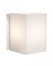  1SW-TITO07-LED-CR - Besa, Tito Mini Sconce, Opal Matte, Chrome Finish, 1x5W LED